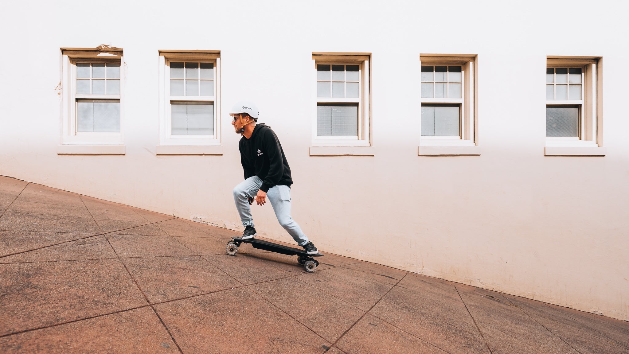 ONSRA VELAR electric skateboard climbing steep Swiss mountain – best electric skateboard for hills 2025 torque test