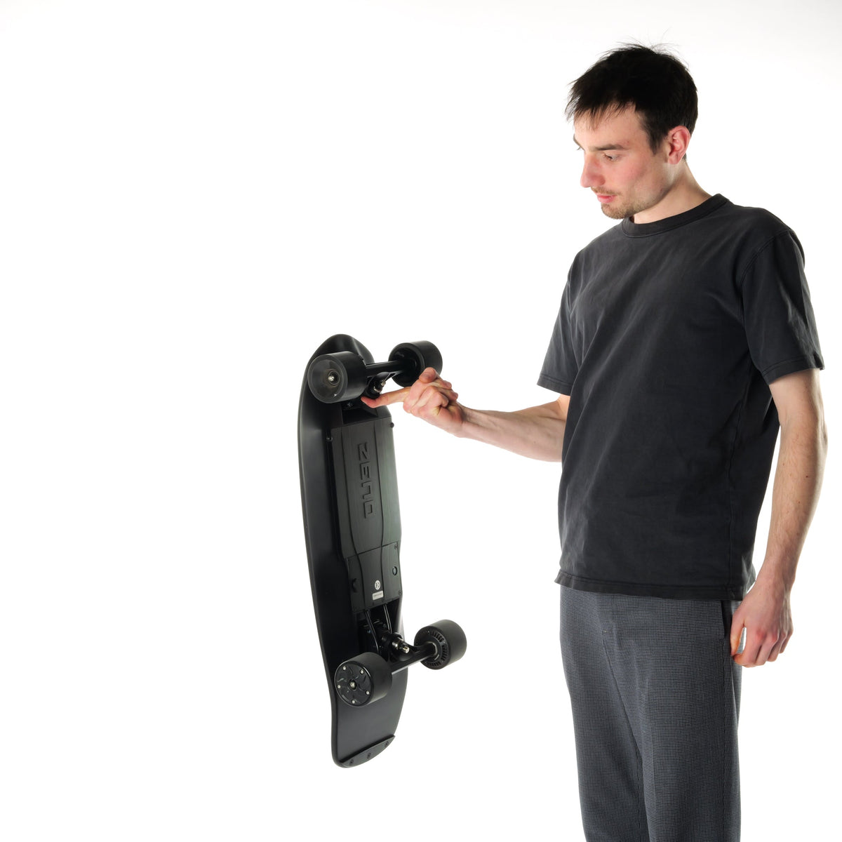 ONSRA electric skateboard riding photo