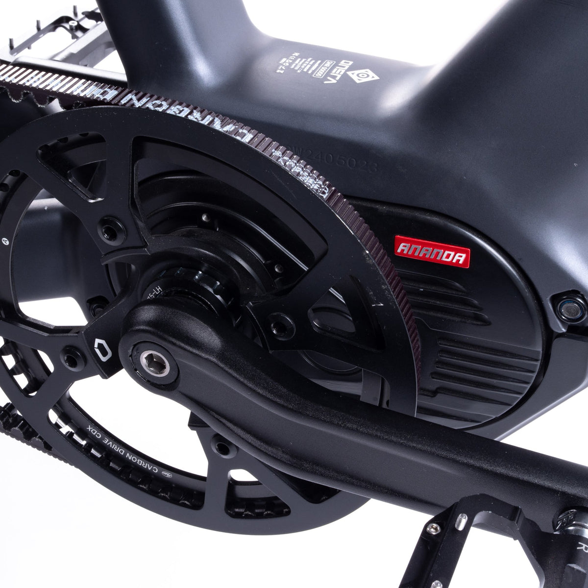 ONSRA QUASAR E-Bike – Riemenscheibe und Motor