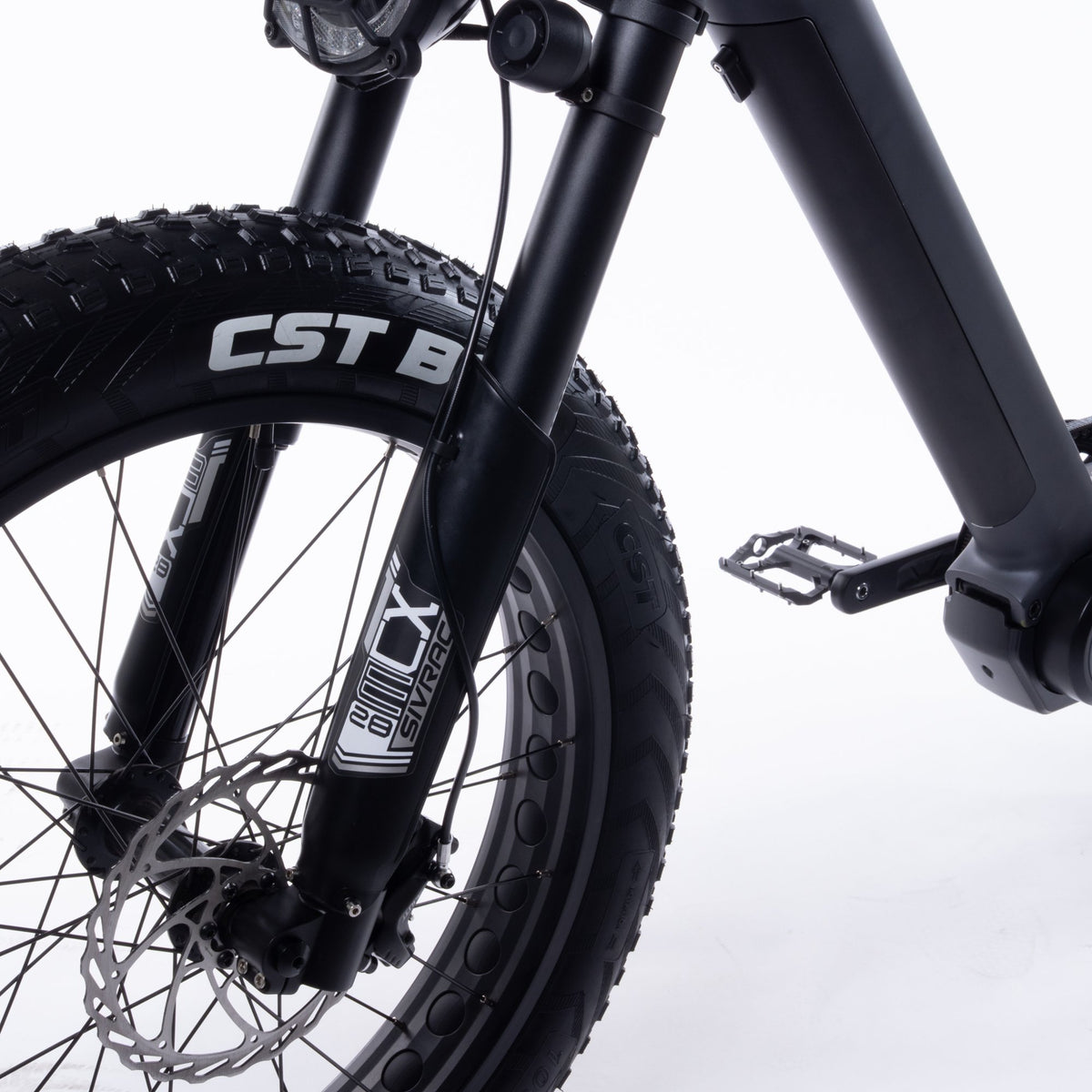 ONSRA QUASAR E-Bike – Federgabel und CST Reifen
