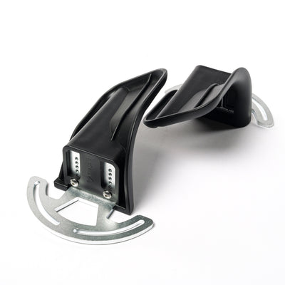 Black adjustable electric skateboard and longboard foot bindings with CNC steel mounting plate for downhill, freeride, carving, drifting, and off-road riding
Adjustable esk8 and longboard bindings with ergonomic foot support and CNC metal base for maximum board control and stability

Electric skateboard foot binding underside with reinforced mounting system and CNC steel plate compatible with longboards and freeride setups
