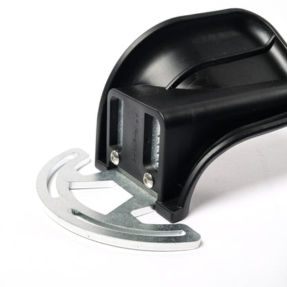 Black adjustable electric skateboard and longboard foot bindings with CNC steel mounting plate for downhill, freeride, carving, drifting, and off-road riding
Adjustable esk8 and longboard bindings with ergonomic foot support and CNC metal base for maximum board control and stability

Electric skateboard foot binding underside with reinforced mounting system and CNC steel plate compatible with longboards and freeride setups