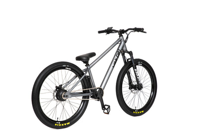 VANDAL electric bike with lightweight chromoly frame, hidden battery, and optional extended range battery for city and off-road riding.