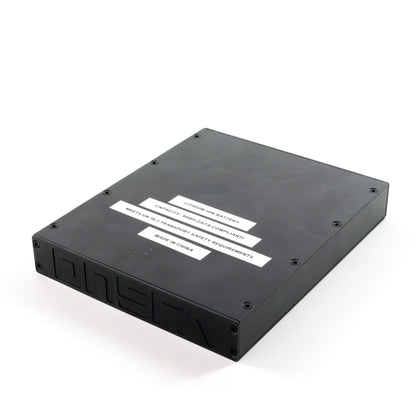 ONSRA ZENO electric skateboard battery in CNC-style black enclosure, available in 99Wh travel-safe and 259Wh extended versions