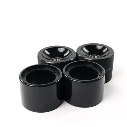 ZENO 75mm electric skateboard front wheels 75A for ZENO electric longboard and hub motor setup