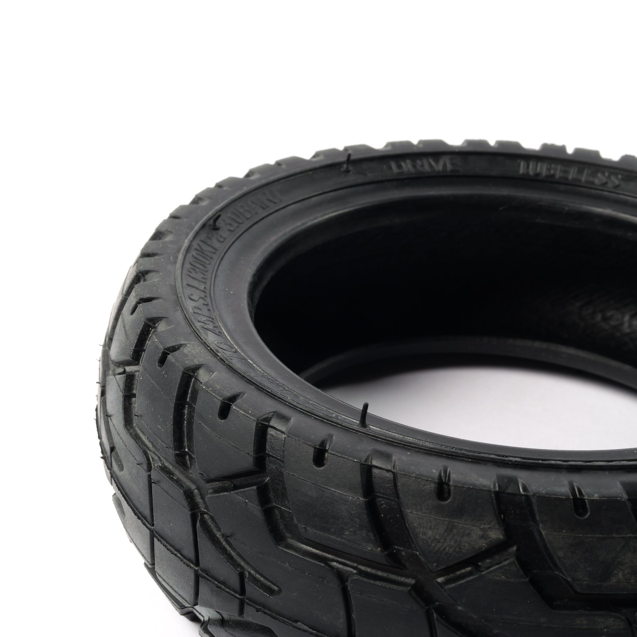 Gen 3 HOTA 155mm electric skateboard tire by ONSRA for street and off-road riding, black tread, 155x50 size